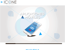 Tablet Screenshot of icone-solutions.com